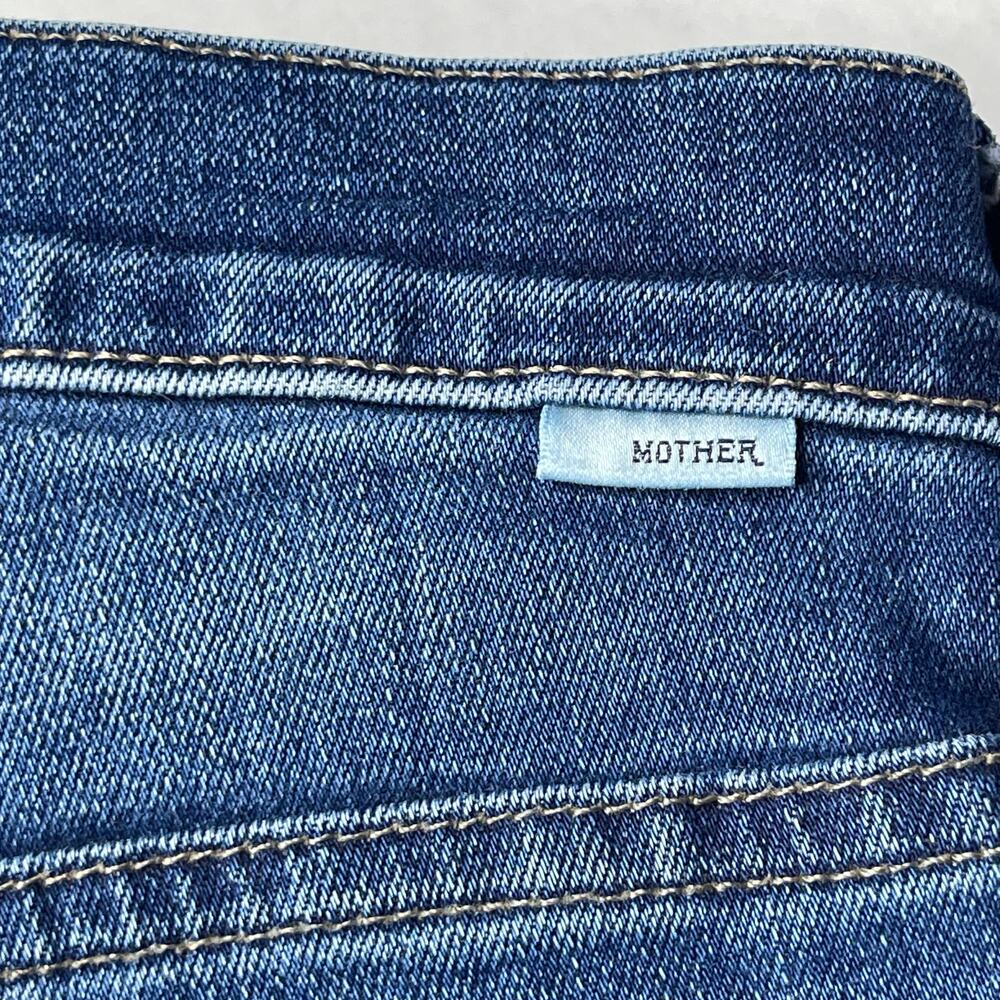 Mother The Tomcat Ankle Jeans womens sz 27 Night clubbing wash straight leg - Picture 7 of 13